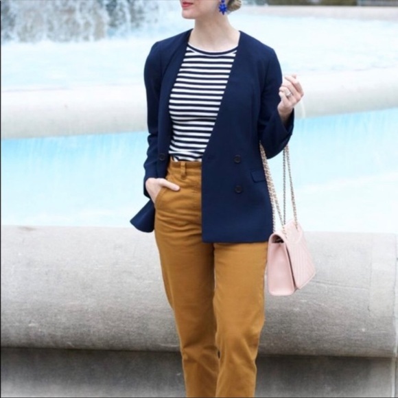 J. Crew Jackets & Blazers - J Crew French Girl Blazer 12, Navy 2 Button NWT